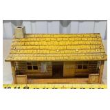 Vintage Metal Toy Cabin