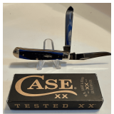 New Case XX Blue Bone Mini Trapper