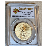 2017 1oz American Gold Eagle MS70