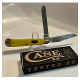 New Case XX Yellow Bone Smooth Trapper