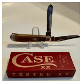 New Case XX Antique Bone Smooth Mini Trapper