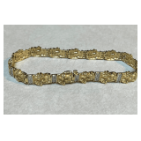 10k Bracelet with Natural Diamonds