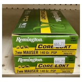 2 Boxes Remington 7mm Mauser Ammo