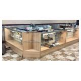 Store Counter with Showcases