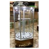 Rotating Long Firearm Display Cabinet