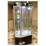 Rotating Long Firearm Display Cabinet