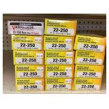 14 Boxes 22-250 Ammo