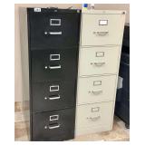 2 Metal File Cabinets
