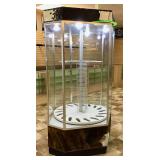 Rotating Long Firearm Display Cabinet