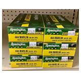 6 Boxes Remington 444 Marlin Ammo