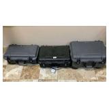 3 Nanuk Travel Cases