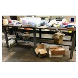 Shop Work Table and Contents