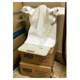 2 Boxes of White T-Shirt Shopping Bags