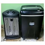 Paper Shredder and Space Heater