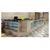 Store Counter with Showcases