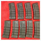Nine 30rd .223/5.56 Full Magazines