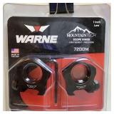 Warne 7200M Scope Rings 1in Low