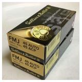 100rds Sellier & Bellot 45ACP