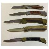 5 Folding Knives