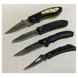 4 Folding Knives