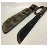 Machete with Sheath