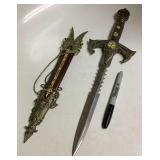 Large Fixed Blade Sheath Knife