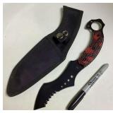 Fixed Blade Knife w/Sheath