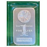 1oz Walking Liberty Design Silver Bar