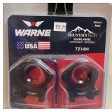 Warne 7214M 30mm Med Scope Rings