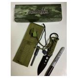 Fixed Blade Knife w/Sheath