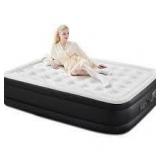 AS IS! Sz Q Black/Grey Air Mattress C47