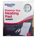 Equate Emperor Size Heating Pad, 6 Levels A99