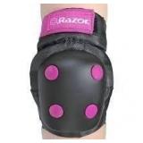 1pr Razor Black/Pink Knee Pads AZ47