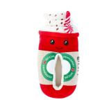 Sz 5/6 Feetmoji Women's Peppermint Latte Slipper