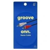 6' Groove Onn Stereo Cable A117C