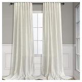 2 Panels Pitalk Faux Linen, Natural, Sz 52X84 A96