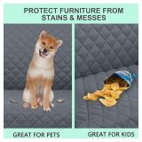 Grey Waterproof Loveseat Cover A96