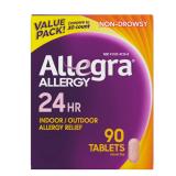 Allegra Adult 24-Hour Allergy Relief 90ct  AZ18