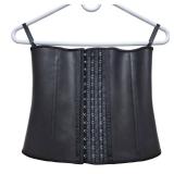 LARGE Latex Waist Trainer Corset Black AZ23