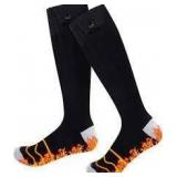 Zuoyi Rechargeable Heated Socks Black A19