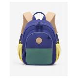 Puffer Kids Backpack, Blue Yellow  Lovevook AZ49