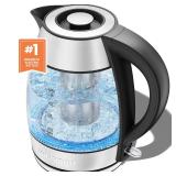 Chefman Fast 1.8L Electric Glass Kettle AZ10