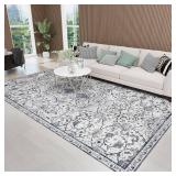 Sallous 77 1/2'L Blue Floor Mat C45