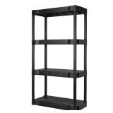 AS IS 2X/BID 4-Tier Shelving 56.2x30x13.8in B101