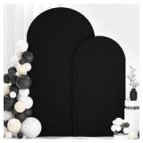 2pk Black Spandex Arch Covers A21