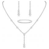 Women Silver Plated Plated Jewelry Set AZ39