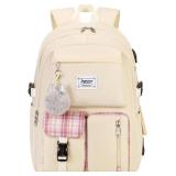 Acmebon Original Design Ivory Plaid Backpack A18