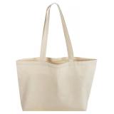 20pk Ivory Canvas Tote 16 1/2'x 12 12' A115