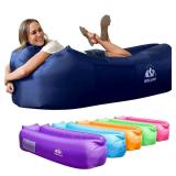WEKAPO Inflatable Lounger Navy AZ26