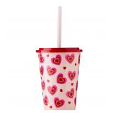 Sz 13 Oz Hearts Plastic Kiddies Cup A58